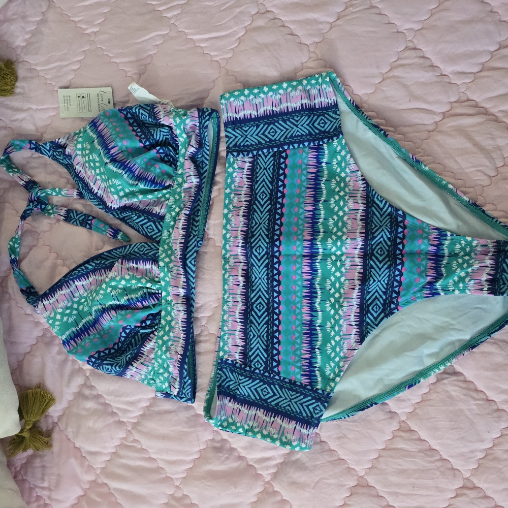 Cupshe Multicolor Patterned Bikini
